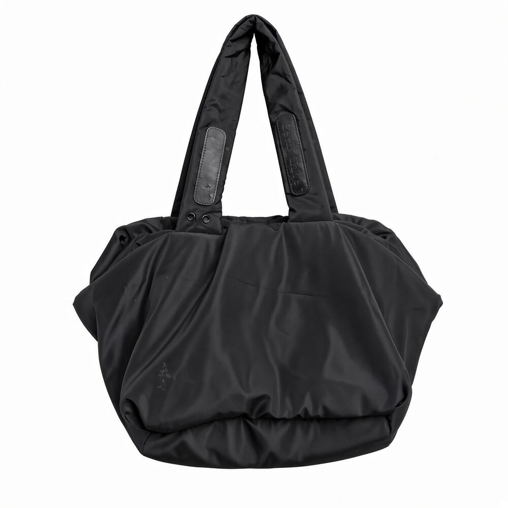 See by Chloé Joy Rider Black Nylon Puffer Tote Bag